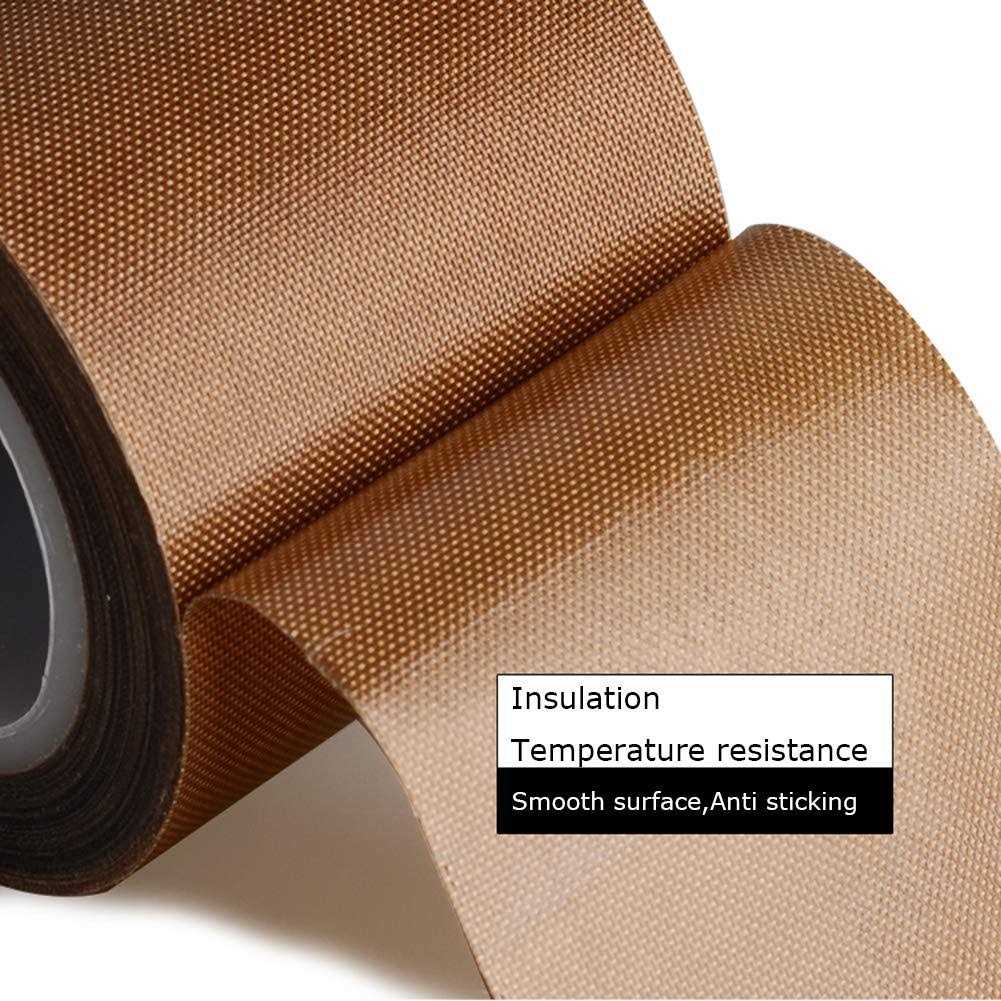 MS WGO PTFE Adhesive Teflon Tape 1/2Inch x 30 Foot High Temperature Tape for Weston,Seal A Meal - Image 3