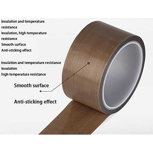 MS WGO PTFE Adhesive Teflon Tape 1/2Inch x 30 Foot High Temperature Tape for Weston,Seal A Meal - Image 4