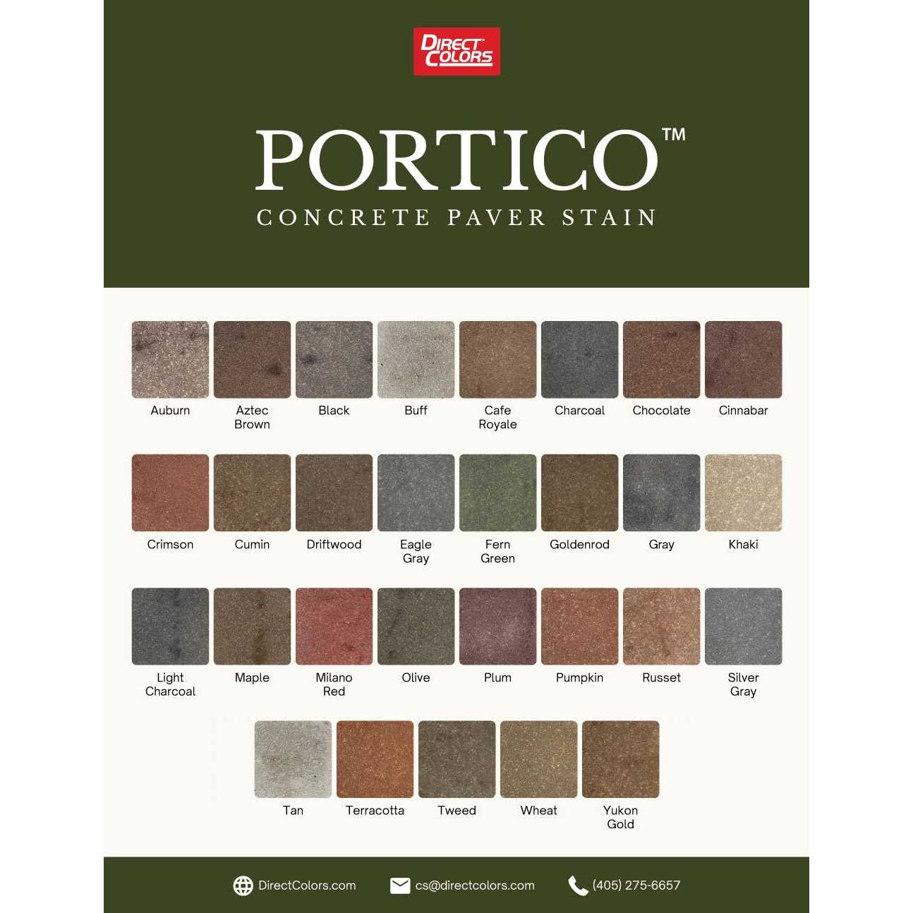 Direct Colors Portico Concrete Paver Stain Semi-transparent Concrete Stain Ready-to-use DC-POR - Image 2