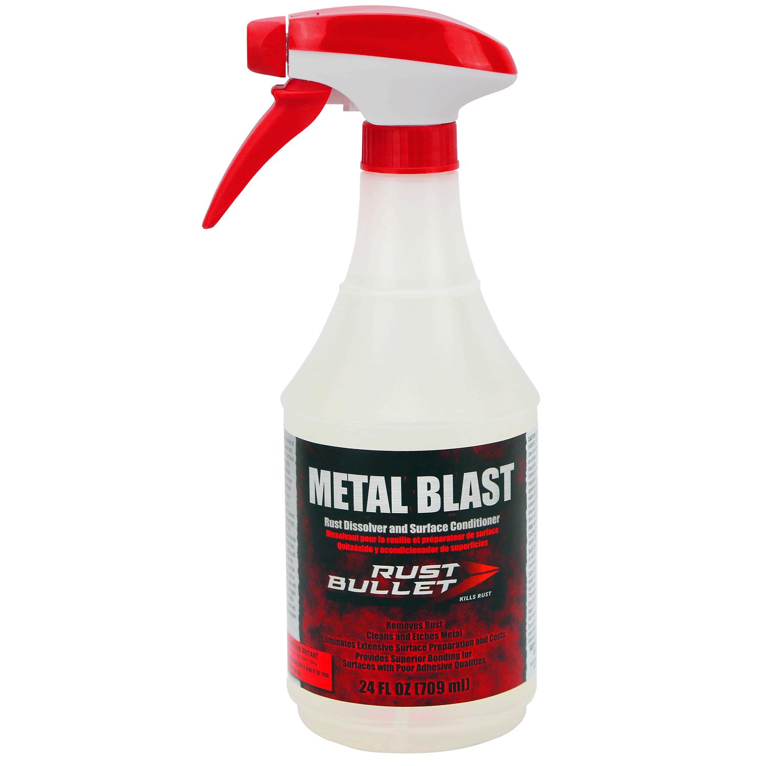 Rust Bullet Metal Blast Metal Cleaner Rust Dissolver and Rust Remover MB24SP