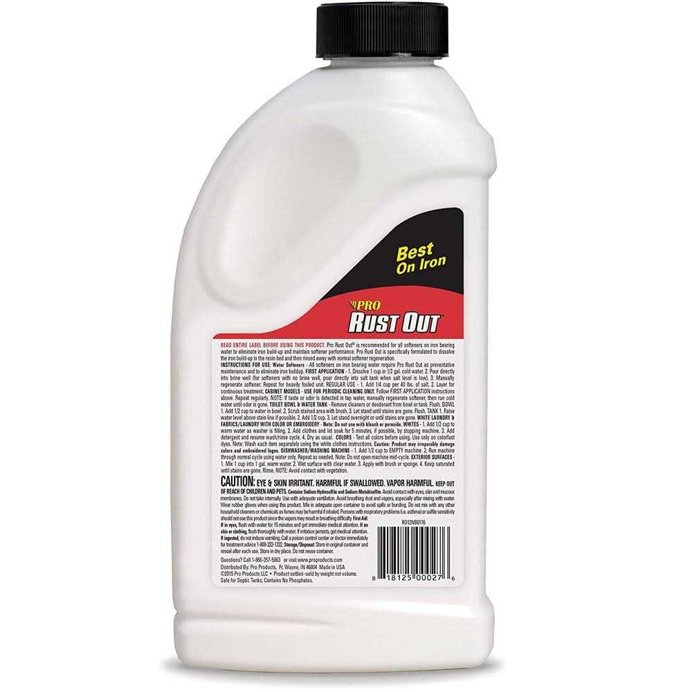 Pro Products RO12N Rust Out Water Softener Cleaner and Iron Remover - Image 2