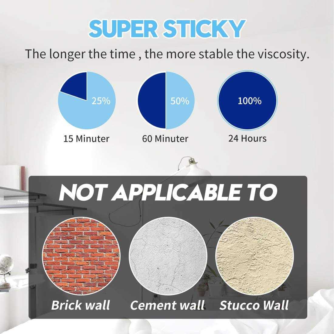 ToLanbbt Double Sided Tape Heavy Duty Waterproof Mounting Adhesive Tape Foam Tape for LED Strip Lights Home Decoration Office Decorations - Image 4