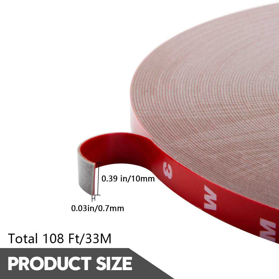 ToLanbbt Double Sided Tape Heavy Duty Waterproof Mounting Adhesive Tape Foam Tape for LED Strip Lights Home Decoration Office Decorations - Image 5