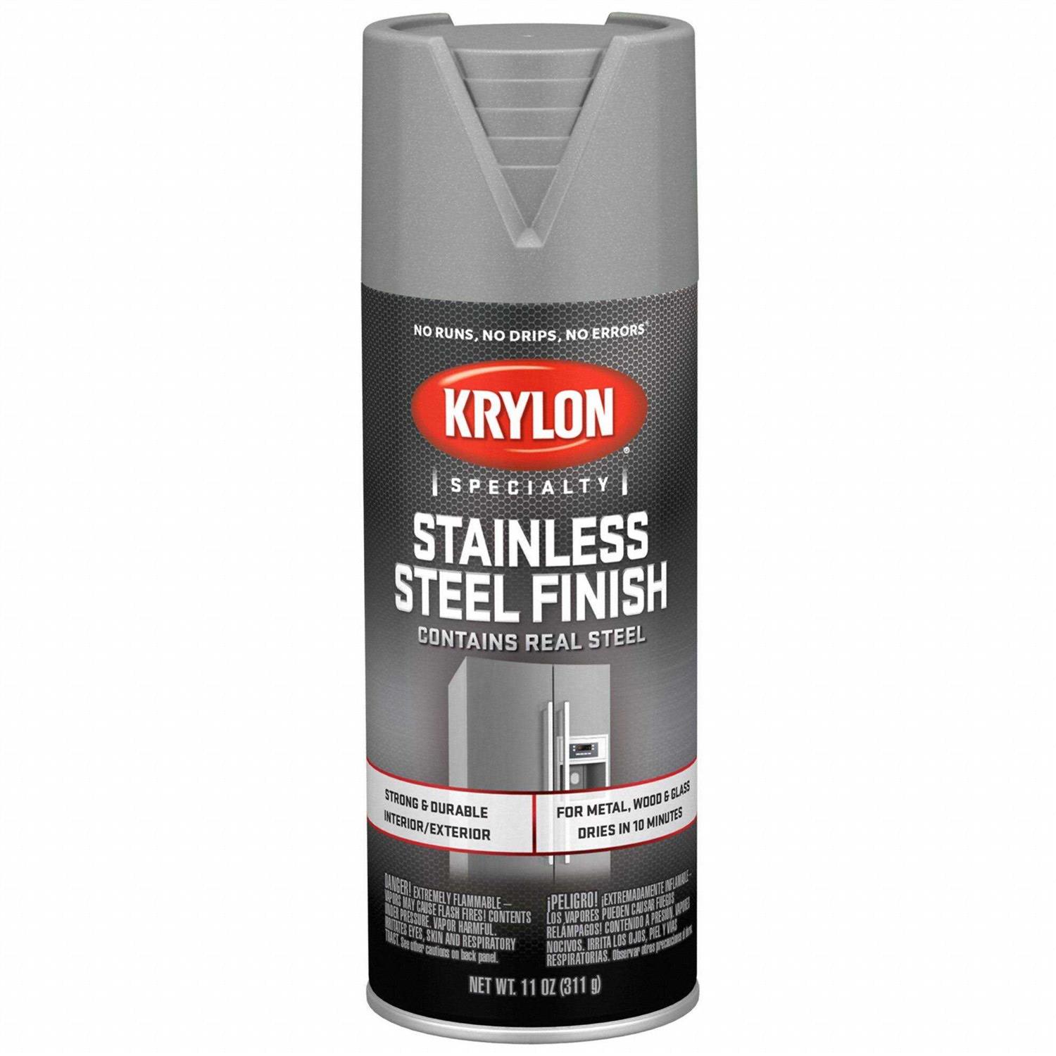 Krylon Stainless Steel Finish Spray Paint K02400777