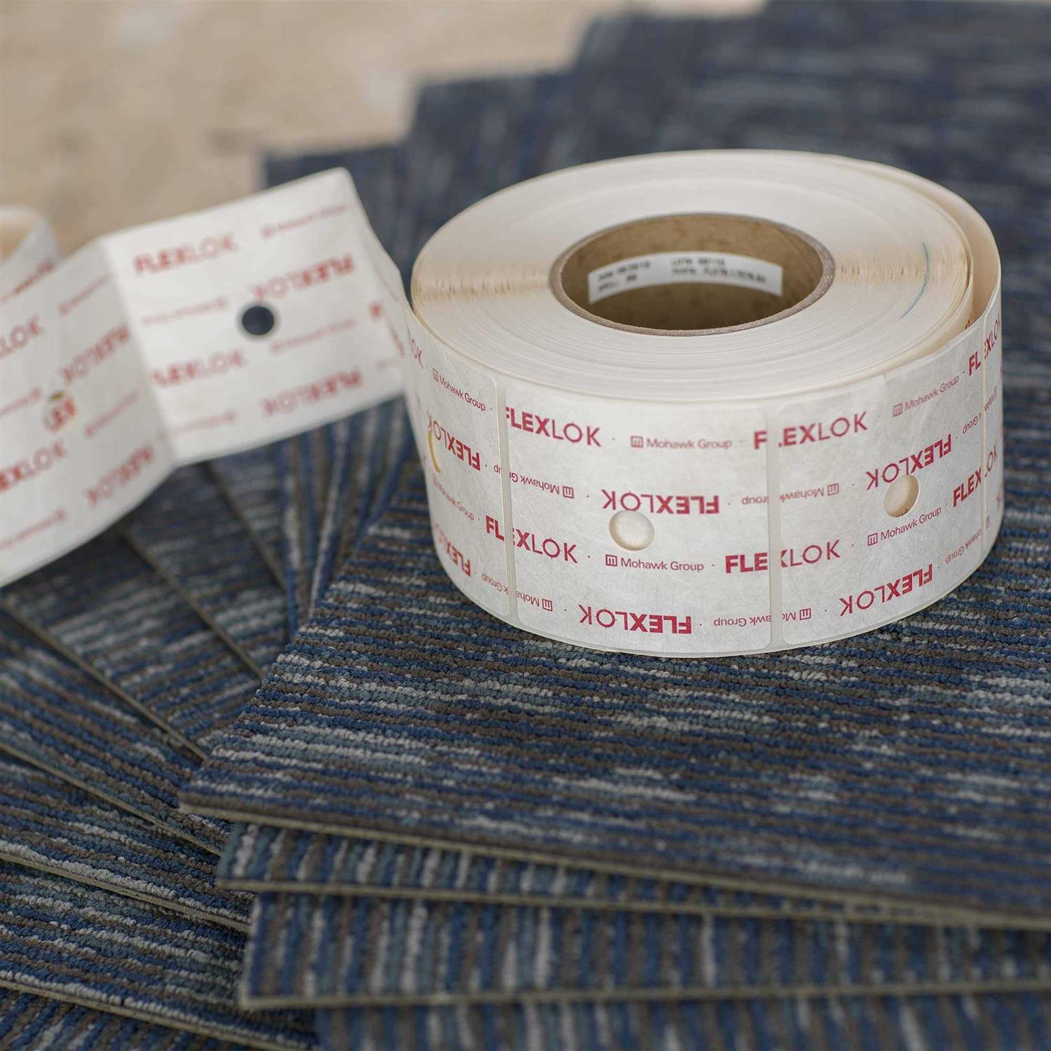 Mohawk FlexLok Floor 80-oz Adhesive Tabs Commercial/Residential 8.5-in x 9-in Box 500 Tabs in A 5 lbs Box - Image 4