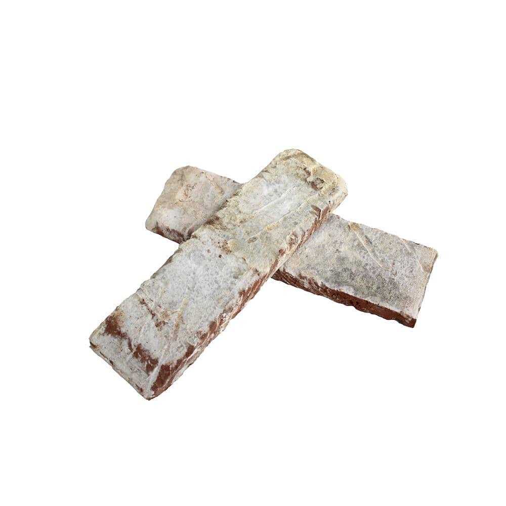 Old Mill Brick 7.625 in. x 2.25 in. x 0.5 in. Glacier Bay Thin Brick Singles