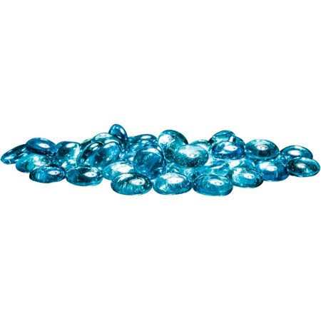 Bond Manufacturing Bodega Blue Gloss Glass Fire Pit Lava Glass - Image 3