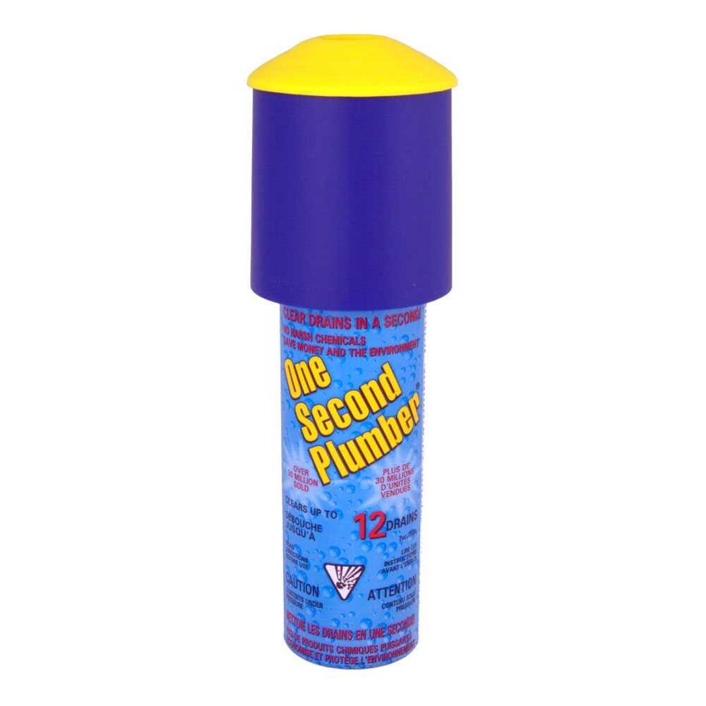 One Second Plumber Compressed Gas Drain Clog Remover 5.3 oz - Image 2