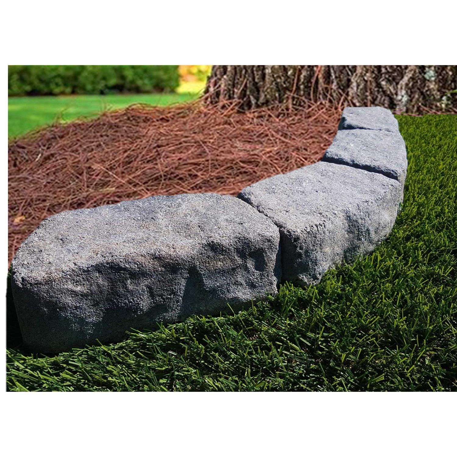 Lowe's 3-in H x 8.2-in L x 4-in D Allegheny Concrete Retaining Wall Block - Image 4