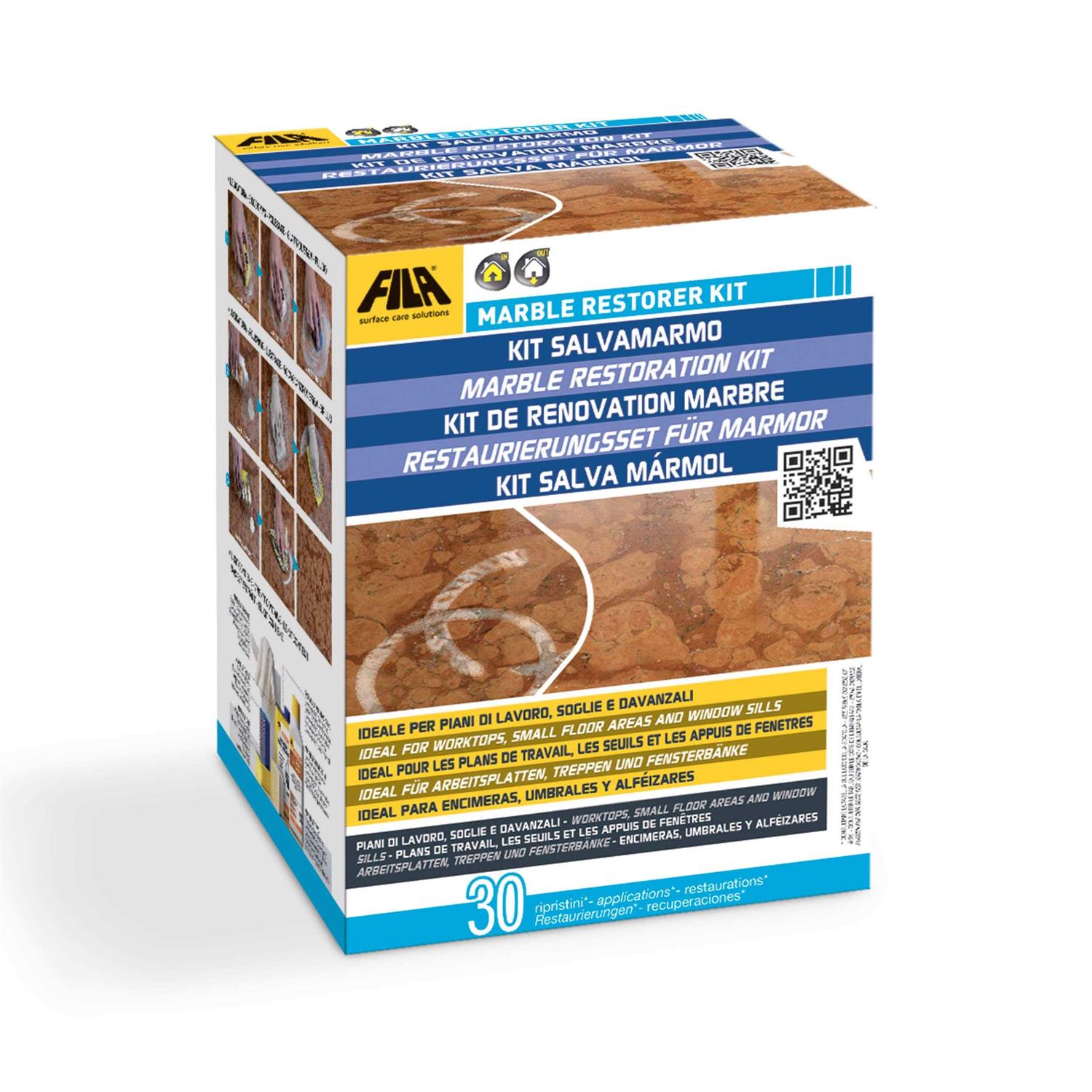 Fila 28 oz. Polished Marble Restorer Kit