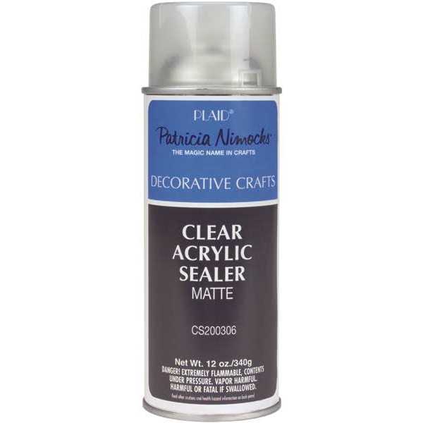 Plaid CS200306 Clear Acrylic Sealer Spray Matte 12oz - Image 3