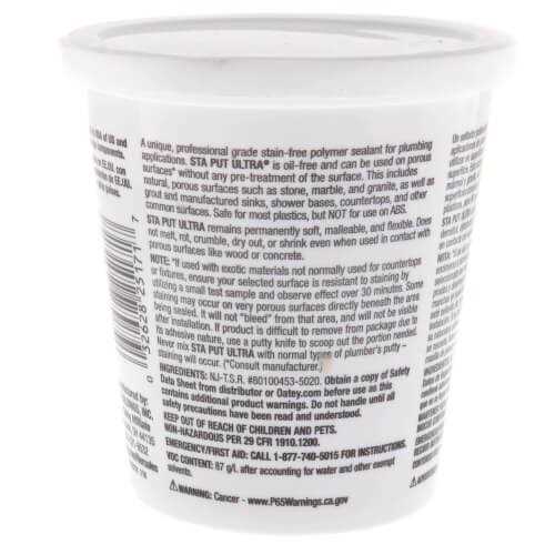 Oatey Sta Put Ultra Plumbers Putty 25171 - Image 2