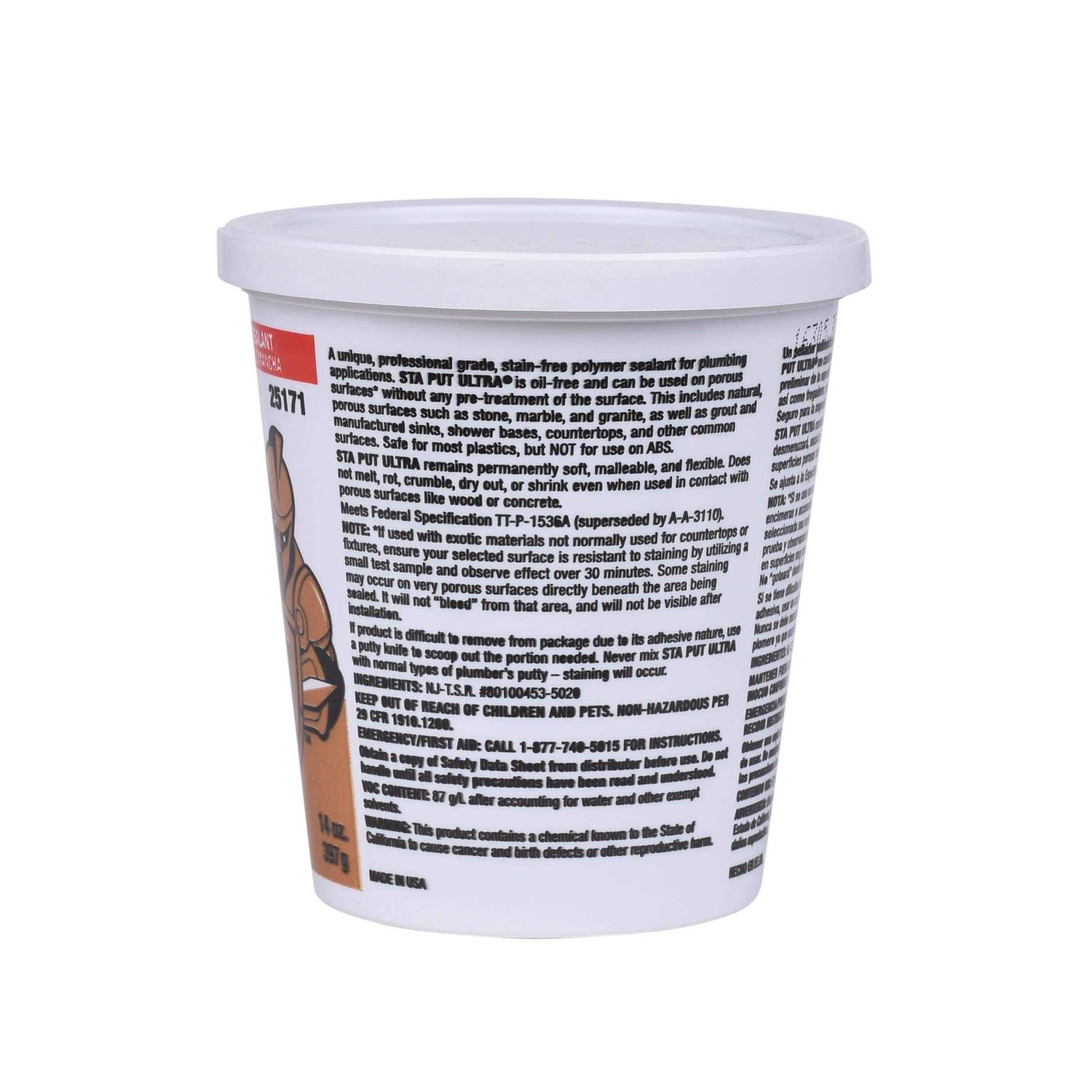 Oatey Sta Put Ultra Plumbers Putty 25171 - Image 3