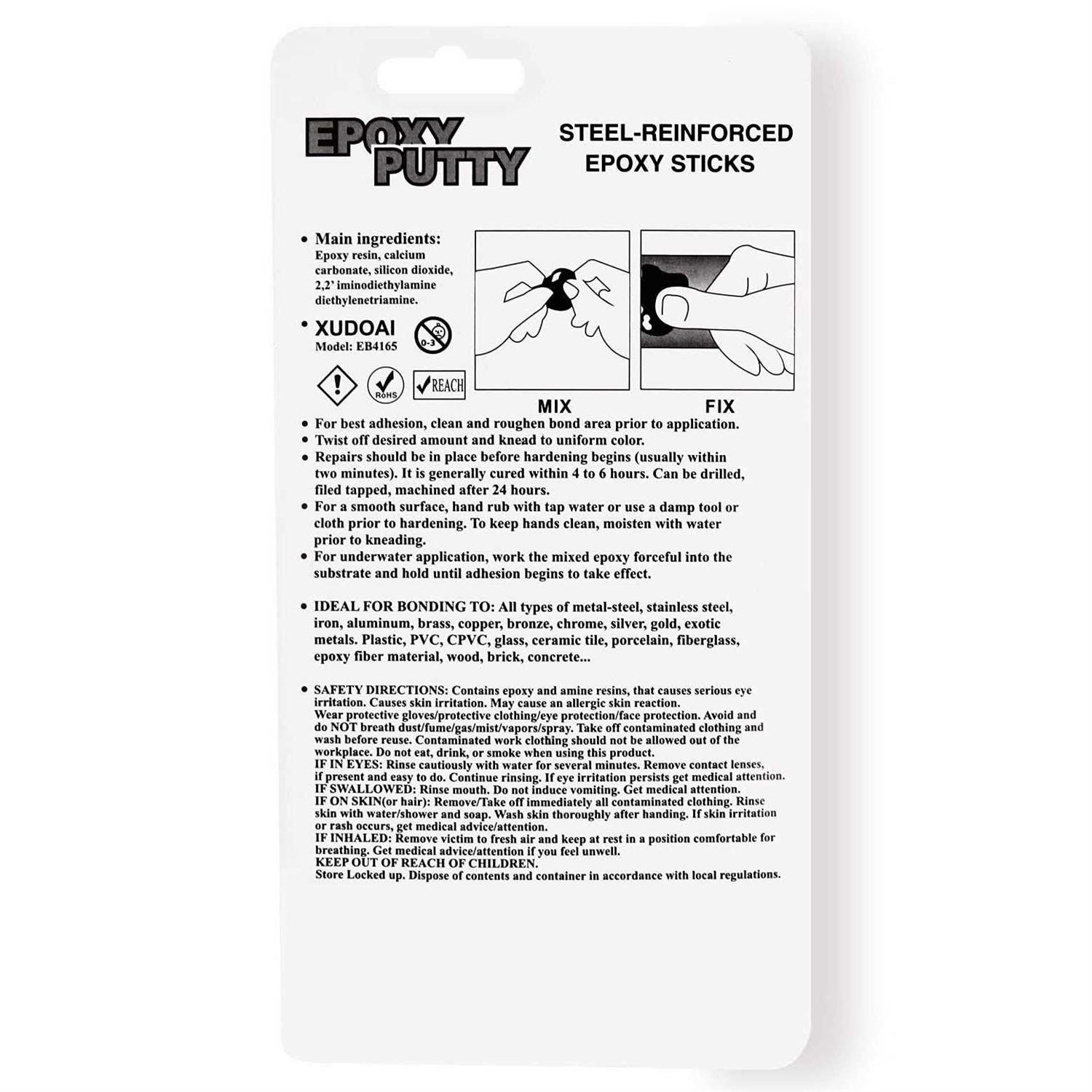 Epoxy Putty Repair Epoxy Putty Stick Metal Filler Pipe Repair Hard Plastic Ceramic Fibreglass Stone Glass Hole Filler - Image 5