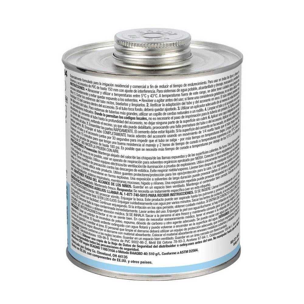 Oatey 32 oz PVC Rain-R-Shine Blue Cement 30894 - Image 3