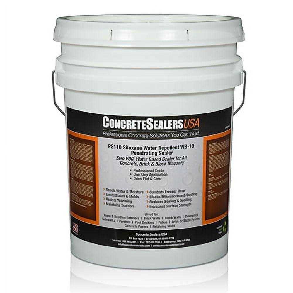 Concrete Sealers USA PS110 Siloxane Water Repellent WB-10 Penetrating Sealer