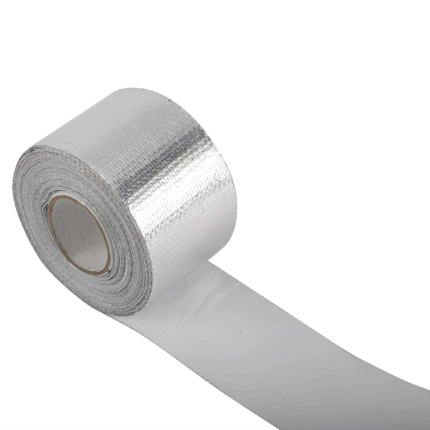 AuInn Self-Adhesive Heat Reflective Heat Resistant High Temperature Tape Fiberglass Heat Shielding Foil Tape - Image 3