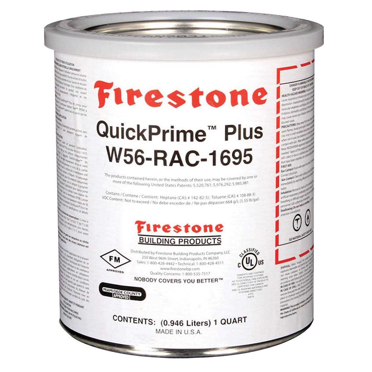 Firestone QuickPrime Plus EPDM Liner Seaming Tape Primer