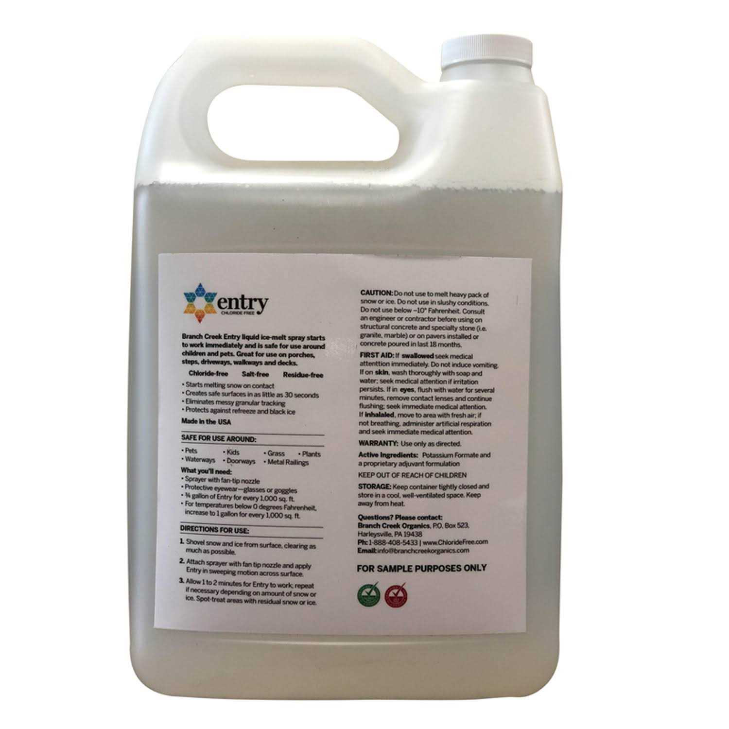 Branch Creek Entry Blended Pet Friendly Liquid Ice Melt 1 gal - Image 3