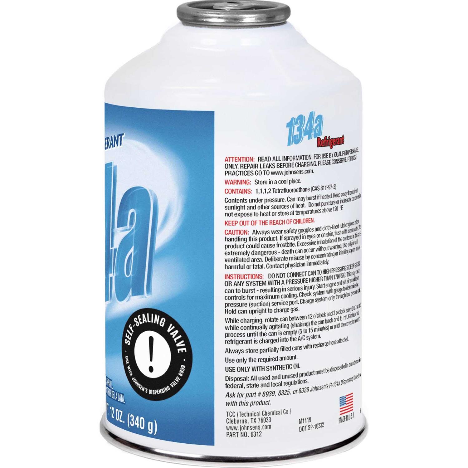 Johnsen's R-134a A/C Refrigerant - Image 3