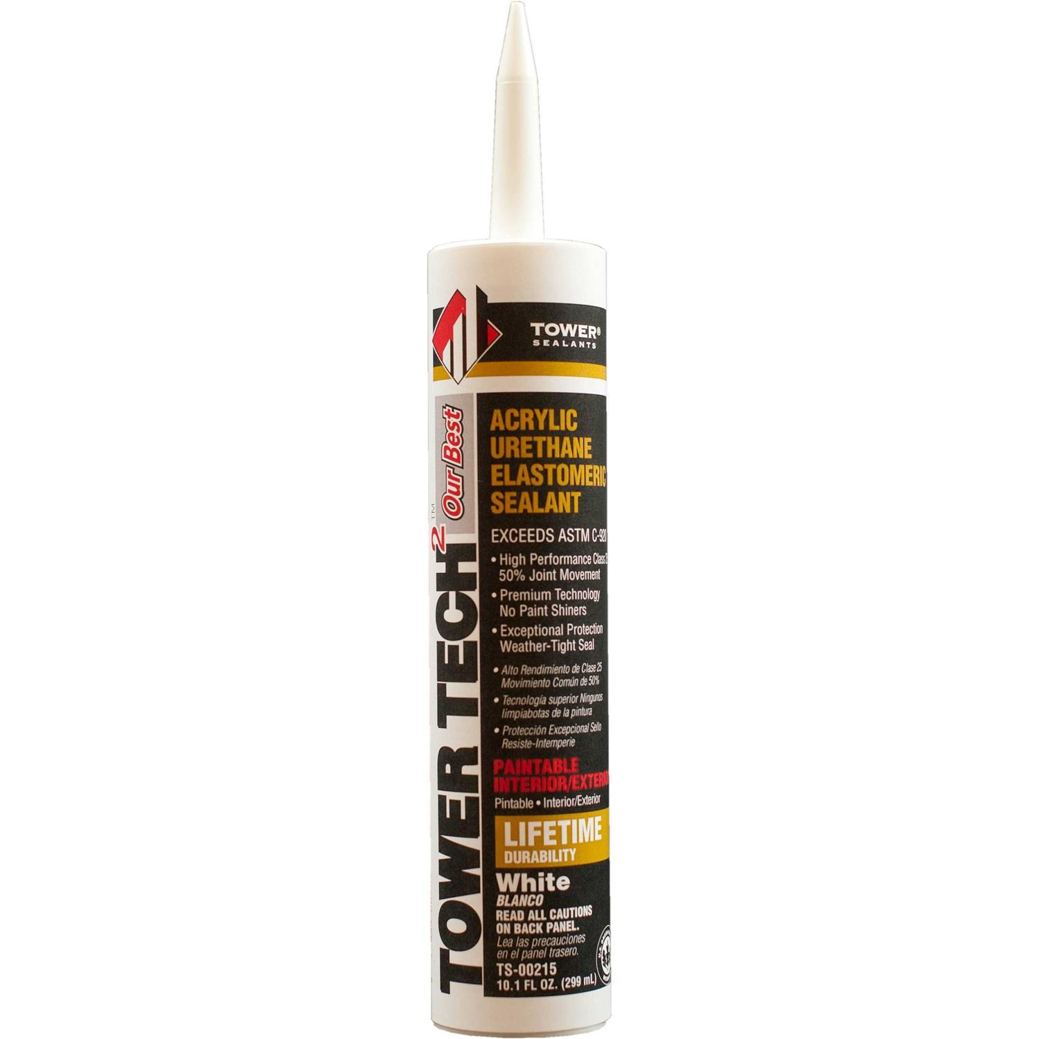 Tower Sealants Tower Tech 2 White Acrylic Urethane Sealant - Image 4