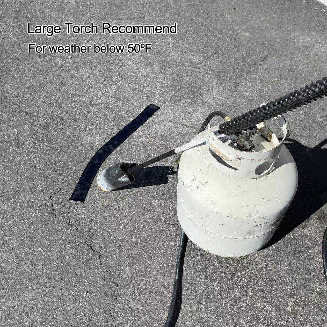 Asphalt Tarmac Parking lot Joint and Crack Sealer Repair Hot-Filler Premium Tape - Image 3