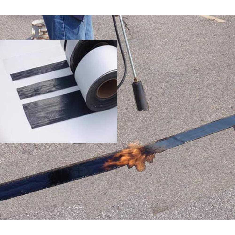 Asphalt Tarmac Parking lot Joint and Crack Sealer Repair Hot-Filler Premium Tape - Image 4