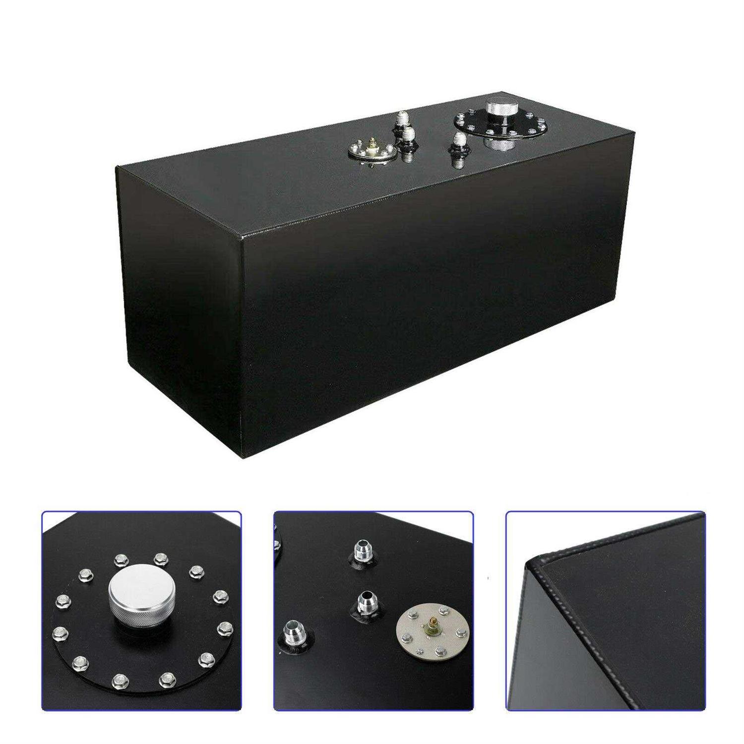 SUPERFASTRACING 19 Gallon Aluminum Top Feed Fuel Cell Gas Tank+Cap+Level Sender 72L - Image 5