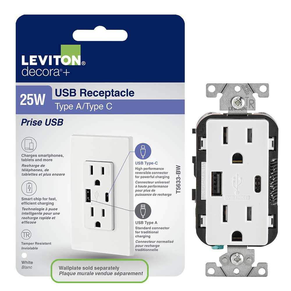 Leviton USB A&C Outlet H469448 - Image 3