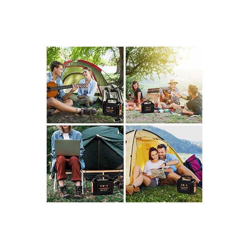 MARBERO 167Wh Portable Power Station 45000mAh Solar Generators Lithium Battery Power Supply with 110V AC Outlet - Image 2