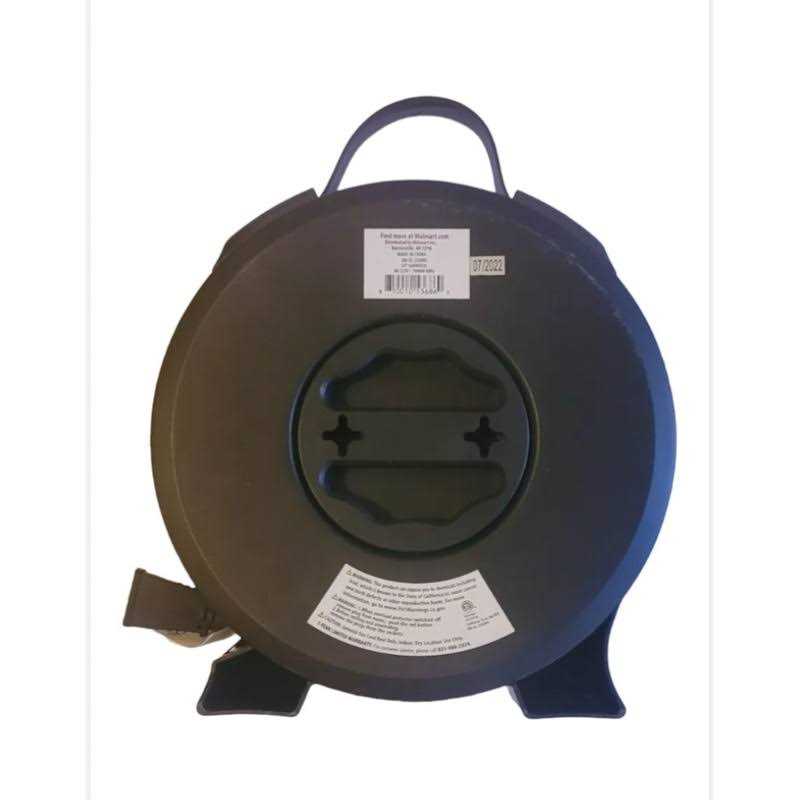 Hyper Tough 4-Outlet 25ft 16AWG Extension Cord Indoor Cord Reel - Image 3