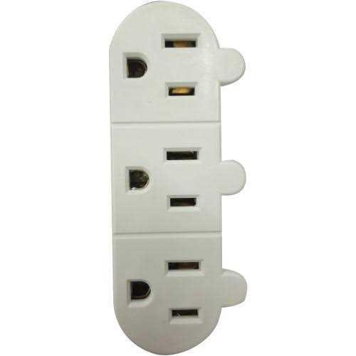 Hyper Tough 3-Outlet Grounded Plug-In Type Wall Tap - Image 3