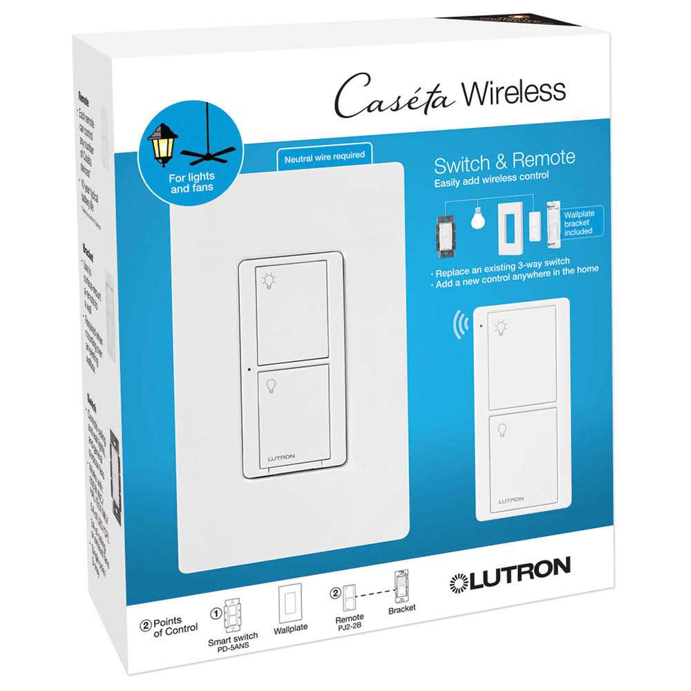 Lutron Caseta Smart Switch Kit with Remote