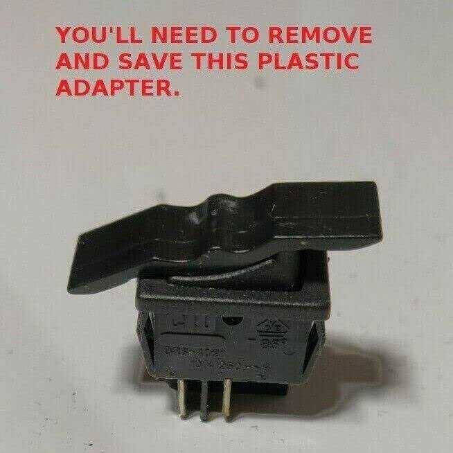 Replacement On Off Switch for Shop Vac with Oversized On/Off Push Button - Image 4