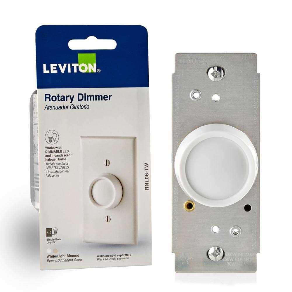 Leviton Trimatron Universal Rotary Dimmer RNL06-TW - Image 4