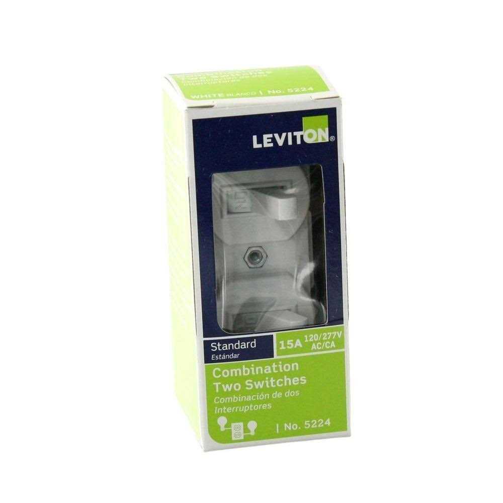 Leviton Quiet Duplex Switch White - Image 3