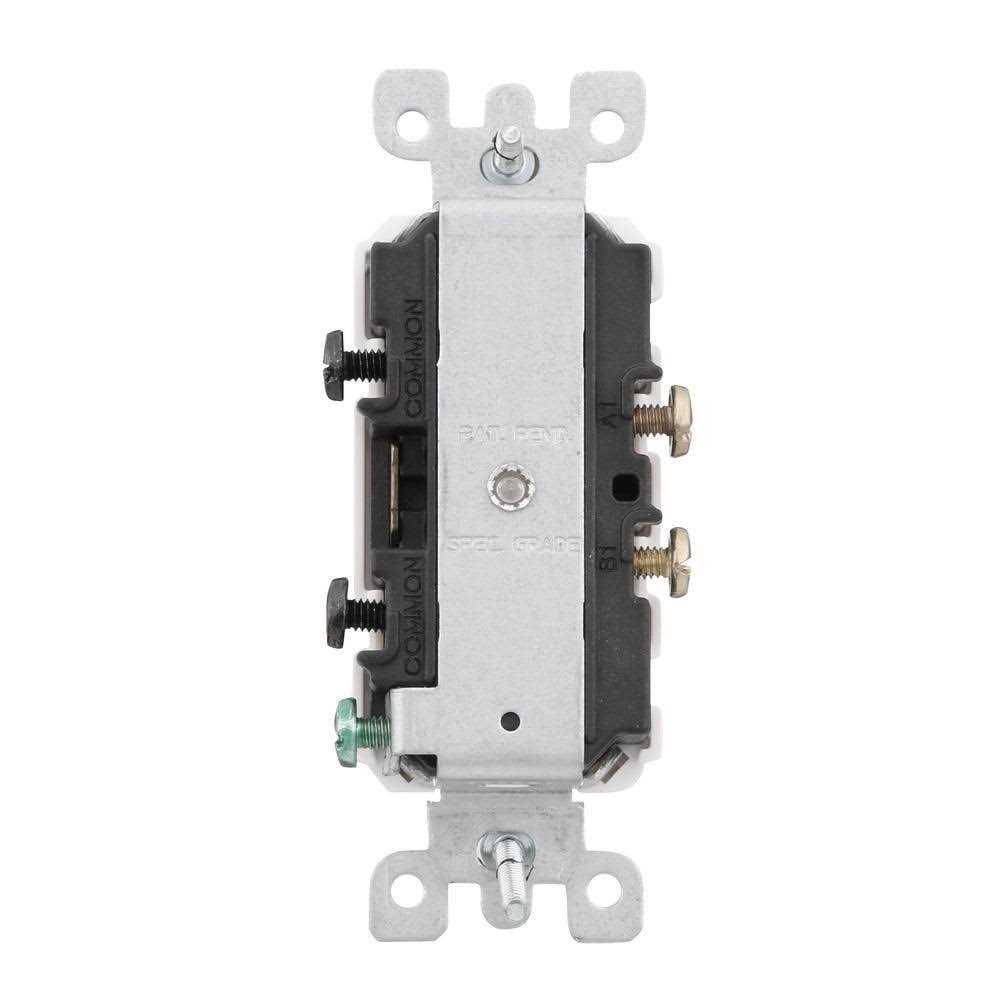 Leviton Quiet Duplex Switch White - Image 4