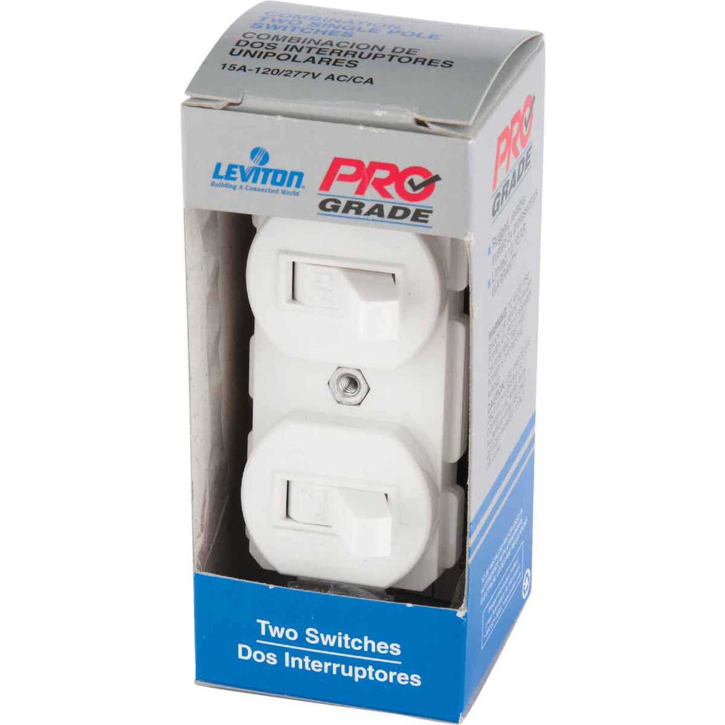 Leviton Quiet Duplex Switch White - Image 5