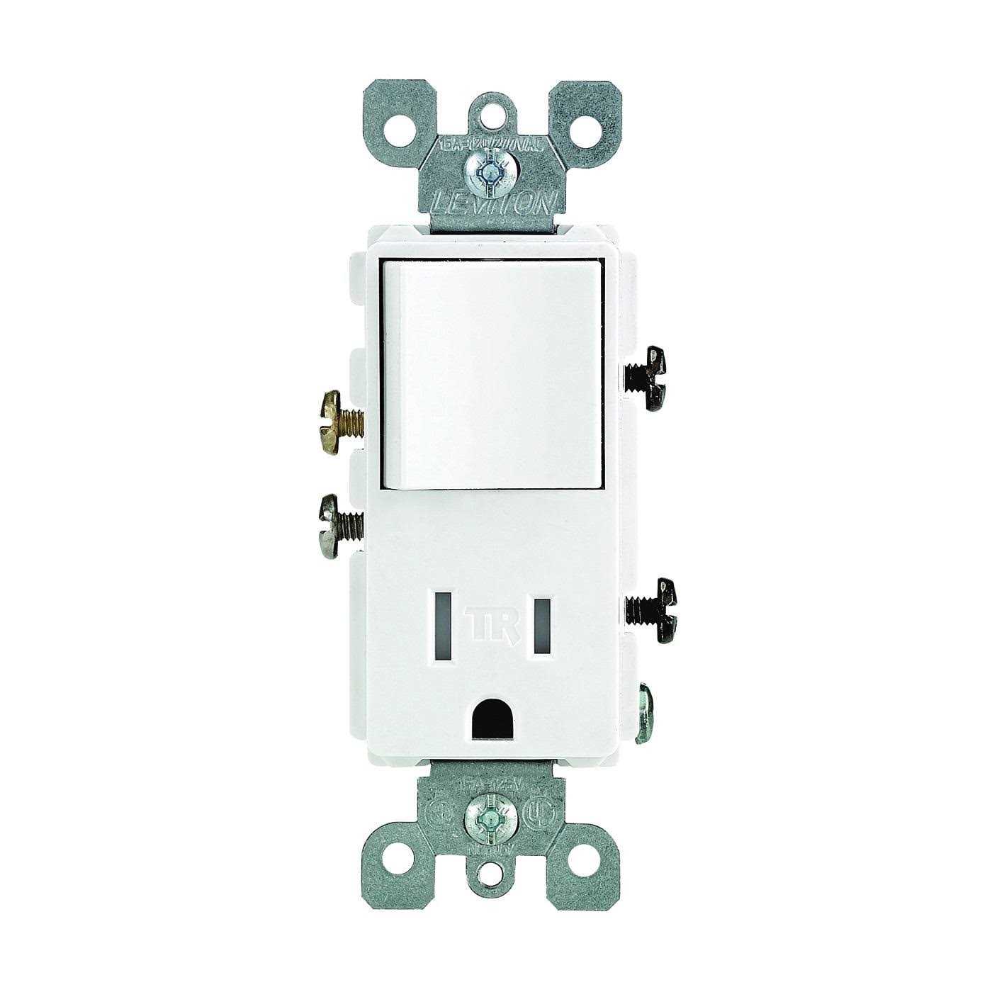 Leviton Decora Combination Switch Receptacle