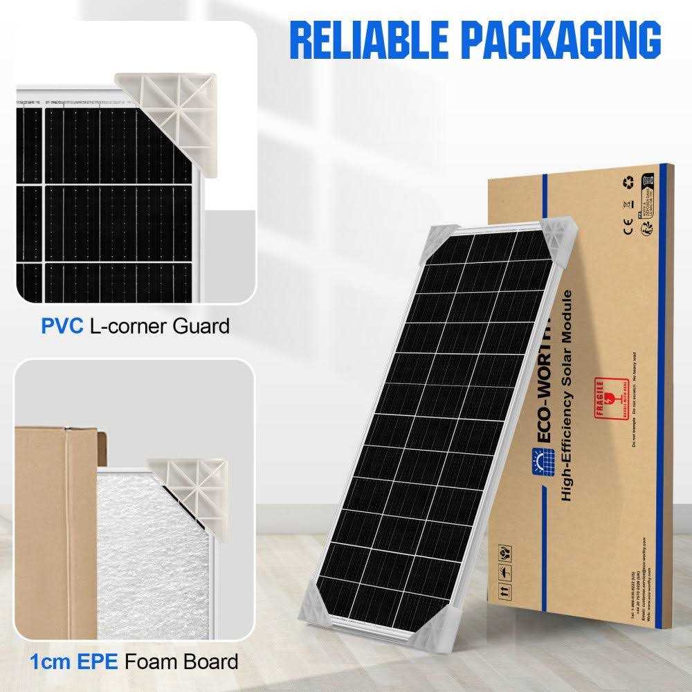 Eco-worthy 195 Watt 12 Volt Monocrystalline Solar Panel Module Off Grid Pv Power for Battery Charging - Image 4