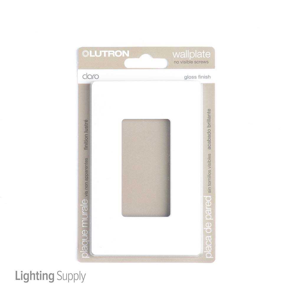 Lutron Claro 1 Gang Wallplate CW-1-WH - Image 3