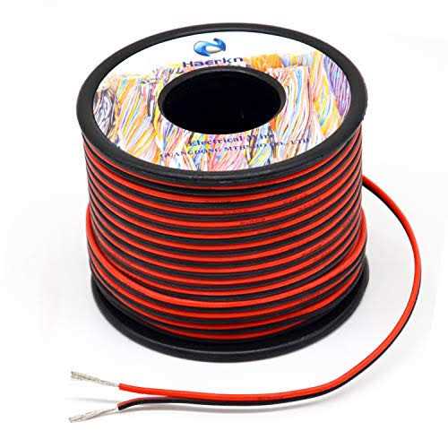 Haerkn awg Silicone Electrical Wire 2 Conductor Parallel Wire line 200ft Gauge Soft and Flexible Hook Up Oxygen Free Stranded - Image 5