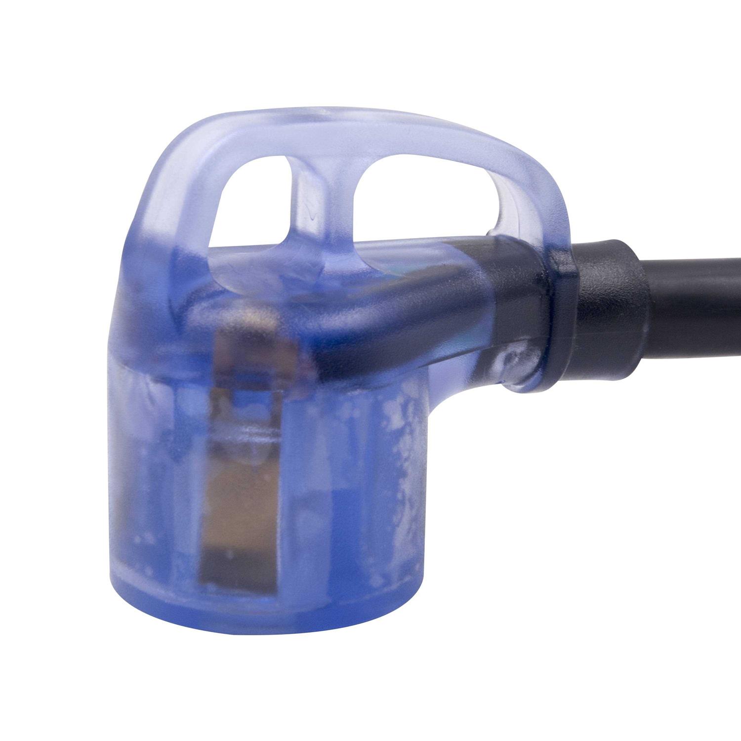 Auto Drive Autodrive 10/3 STW 50 to 30-Amp Universal RV Adapter Extension Cord with Lighted End - Image 3