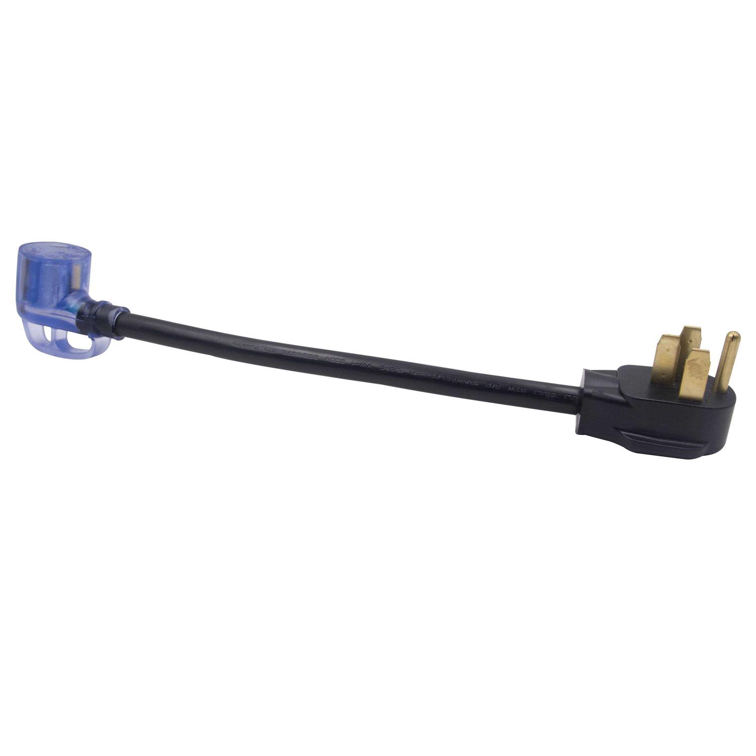 Auto Drive Autodrive 10/3 STW 50 to 30-Amp Universal RV Adapter Extension Cord with Lighted End - Image 5