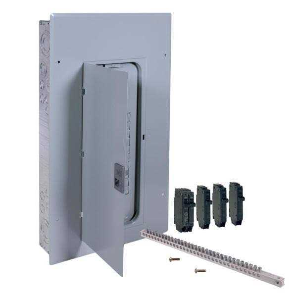 GE 200 Amp 20-Space 40-Circuit Main Lug Indoor Load Center Contractor Kit - Image 4