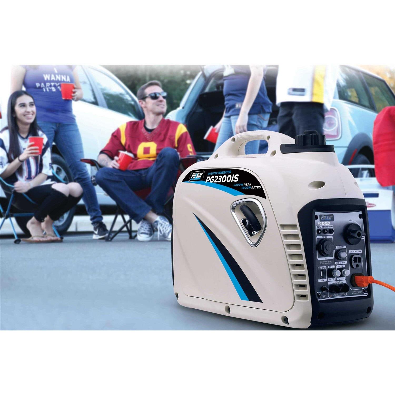 Pulsar PG2300iS 2300W Portable Gas-Powered Inverter Generator with USB - Image 5