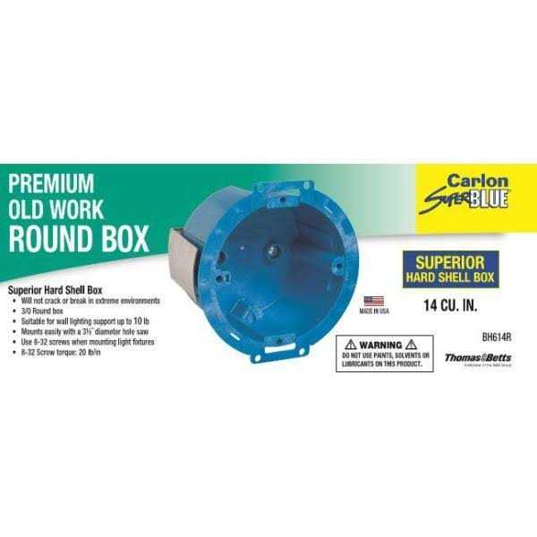 Carlon Ceiling Round Box BH614R - Image 3