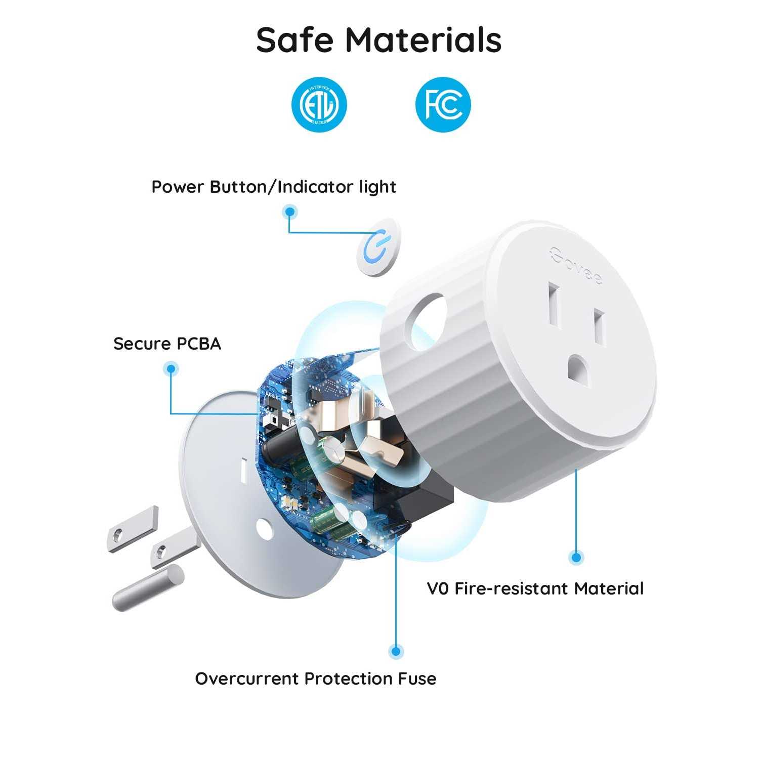 Govee Smart Plug, WiFi Outlet compatible with Alexa and Google Assistant - Image 5