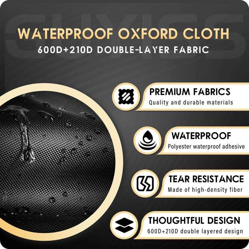 GUYISS Generator Covers While Running Heavy Duty Waterproof 600D+210D Waterproof oxford fabric - Image 5