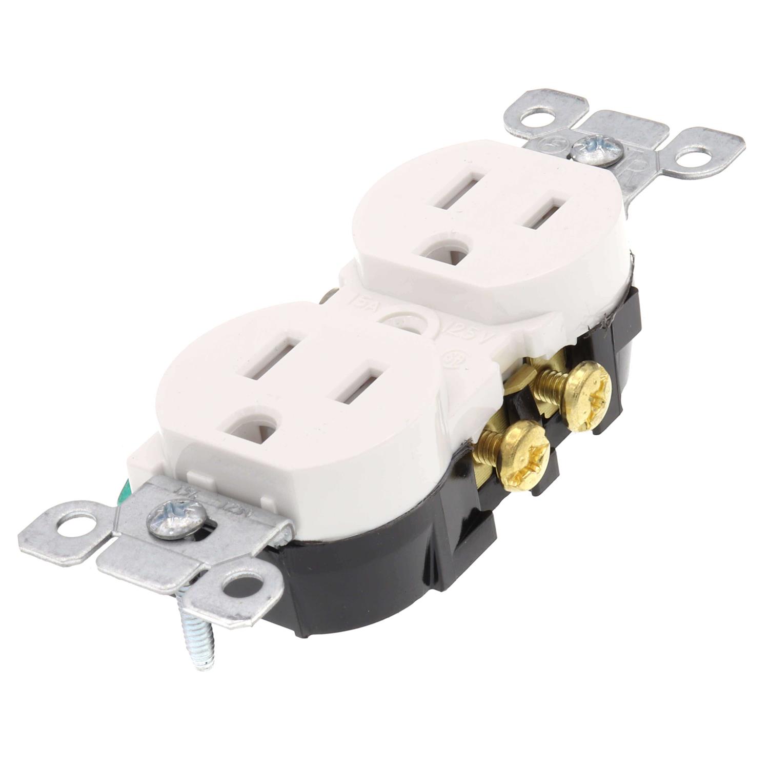 Leviton Tamper Resistant Duplex Receptacle T5320-W - Image 4